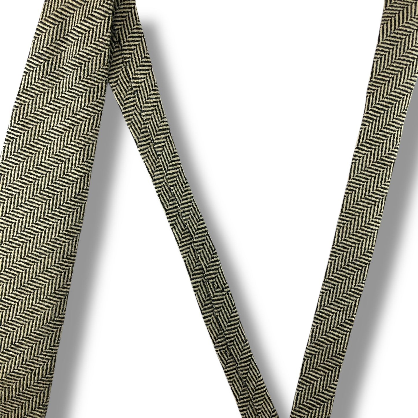 【7143】美品！23区　ネクタイ　ベージュ系　ブラック系