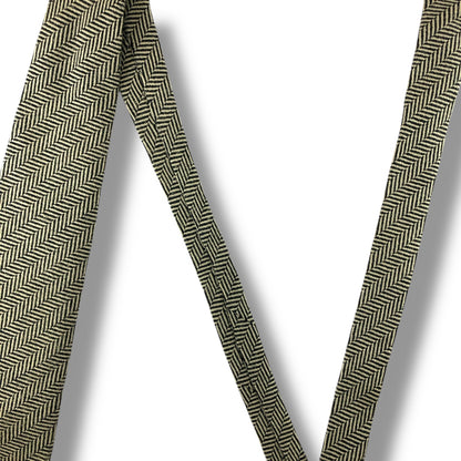 【7143】美品！23区　ネクタイ　ベージュ系　ブラック系