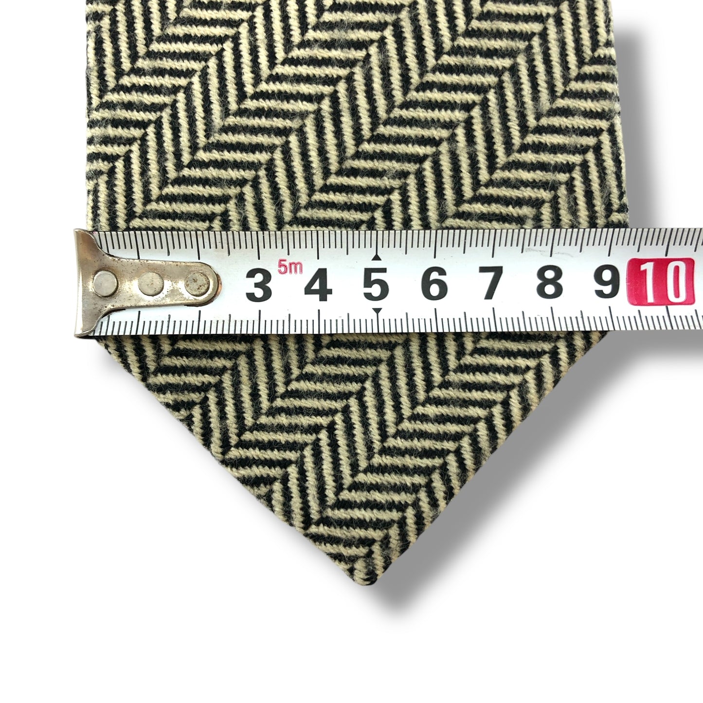 【7143】美品！23区　ネクタイ　ベージュ系　ブラック系