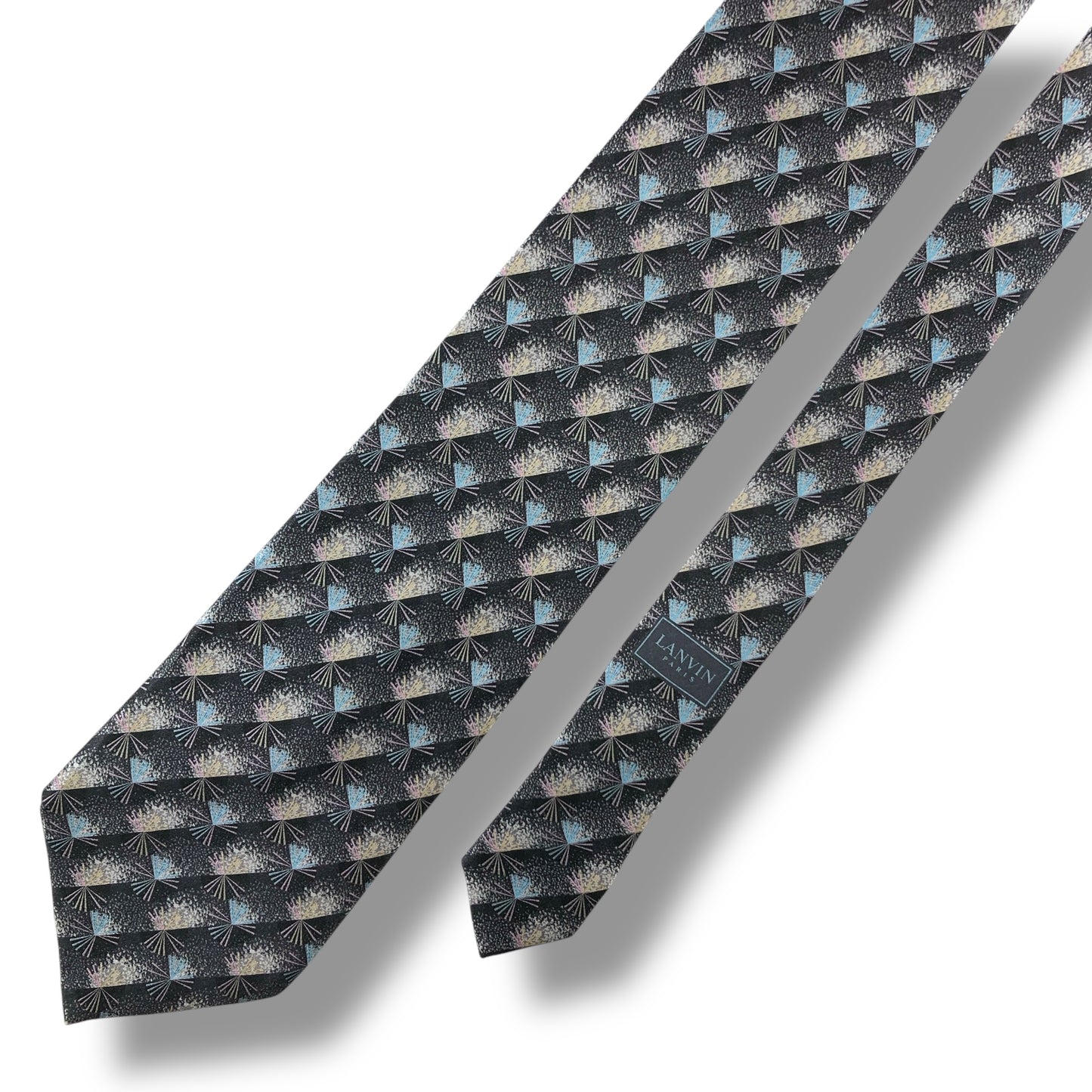 【7145】美品！ランバン　ネクタイ　ネイビー系