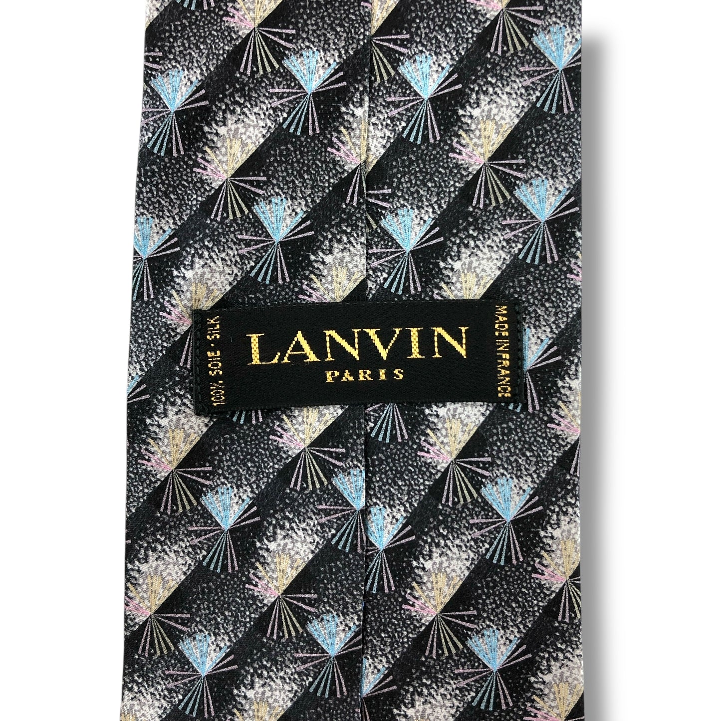 【7145】美品！ランバン　ネクタイ　ネイビー系