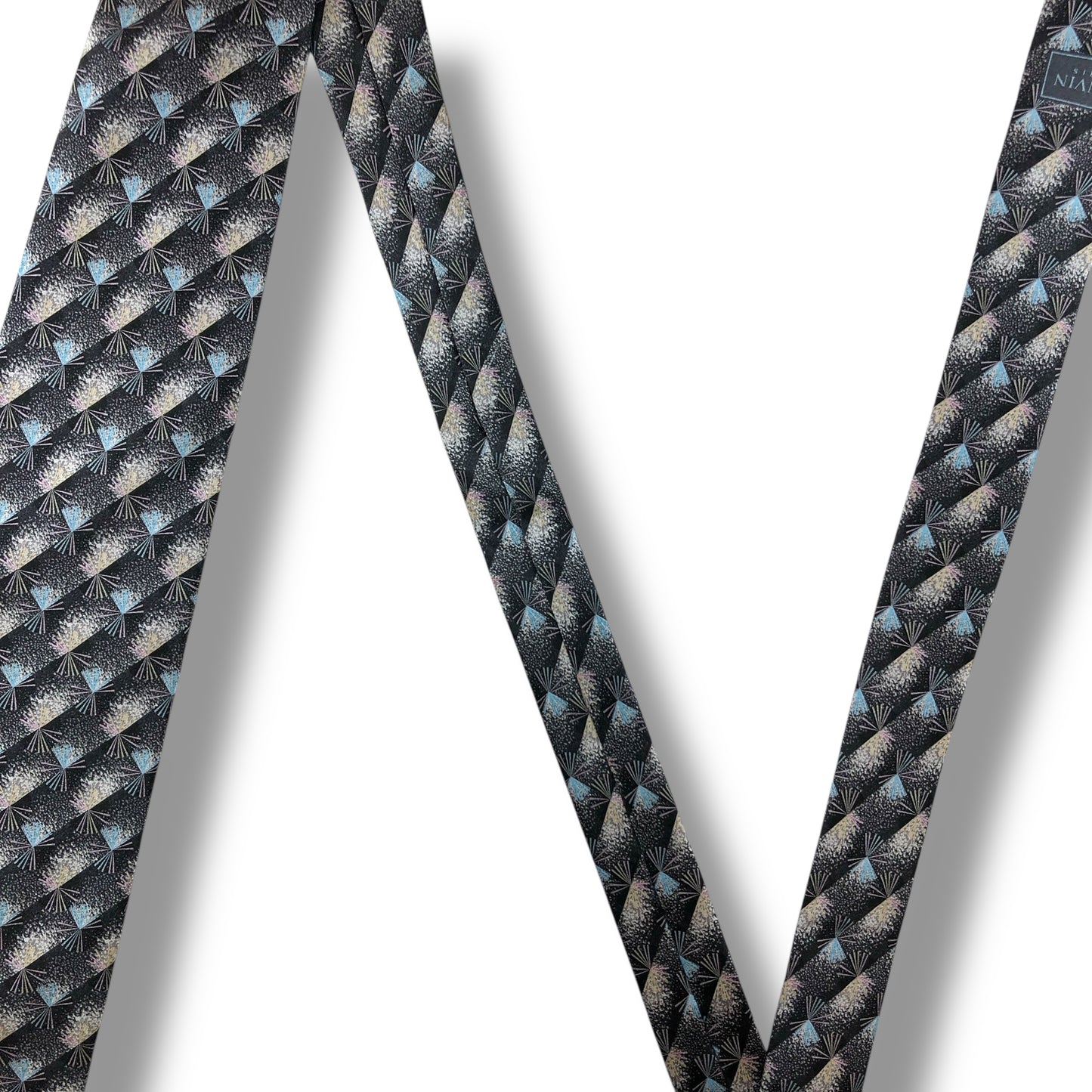 【7145】美品！ランバン　ネクタイ　ネイビー系