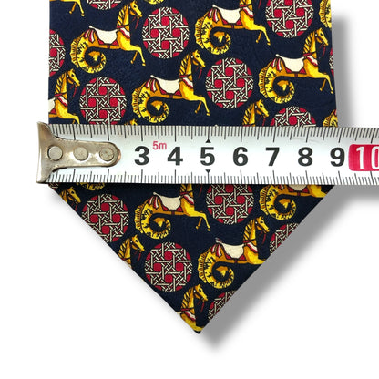 【7148】美品！クリスチャンディオール　ネクタイ　ネイビー系