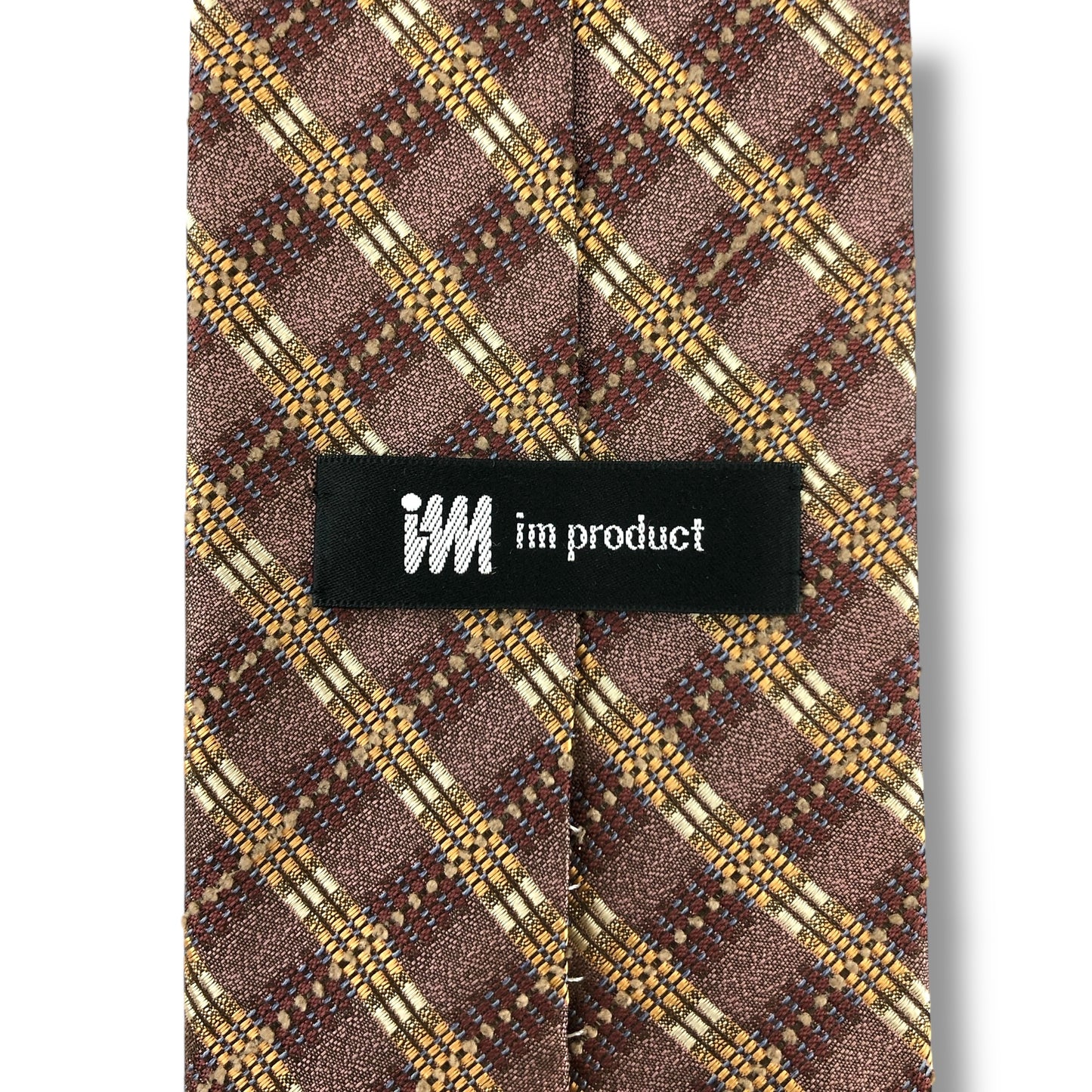 【7149】美品！イッセイミヤケ　ネクタイ　ボルドー系