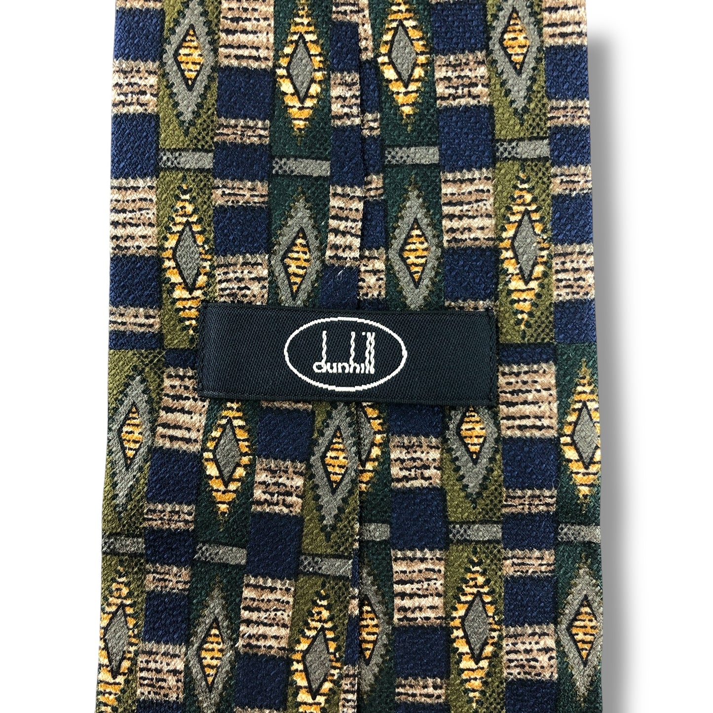 【7152】良品！ダンヒル　ネクタイ　ネイビー系