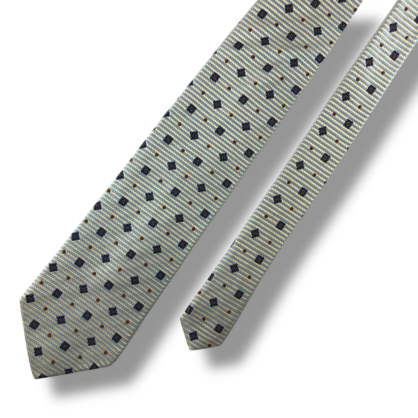 【7153】美品！ジェイプレス　ネクタイ　水色系