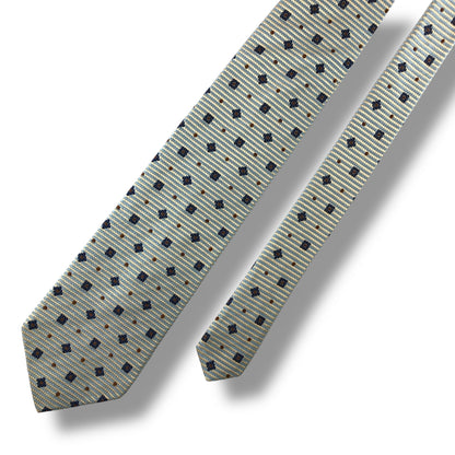 【7153】美品！ジェイプレス　ネクタイ　水色系