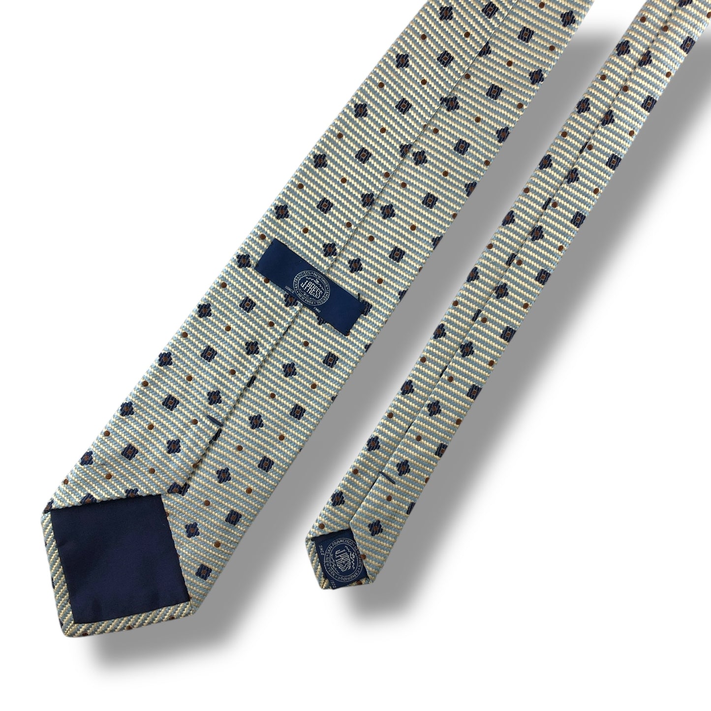 【7153】美品！ジェイプレス　ネクタイ　水色系