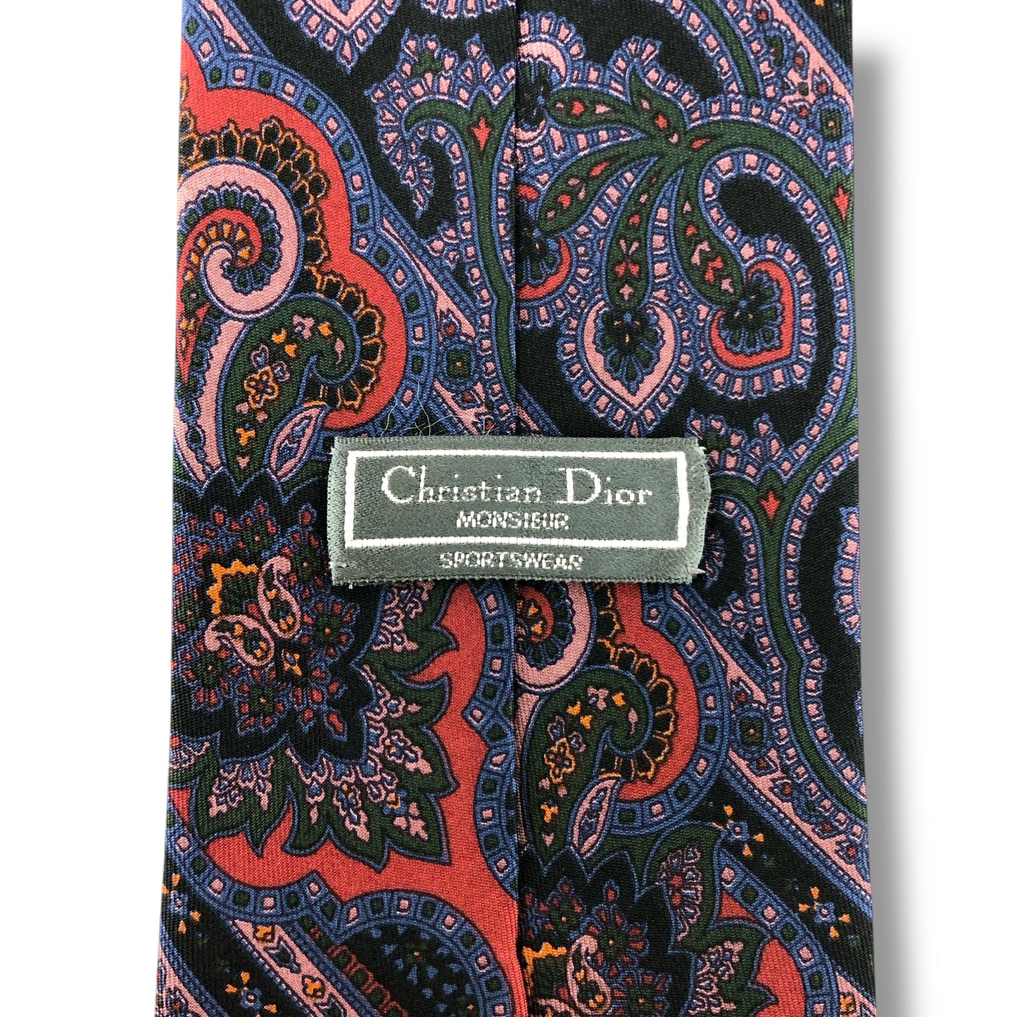 【7154】良品！クリスチャンディオール　ネクタイ　ネイビー系