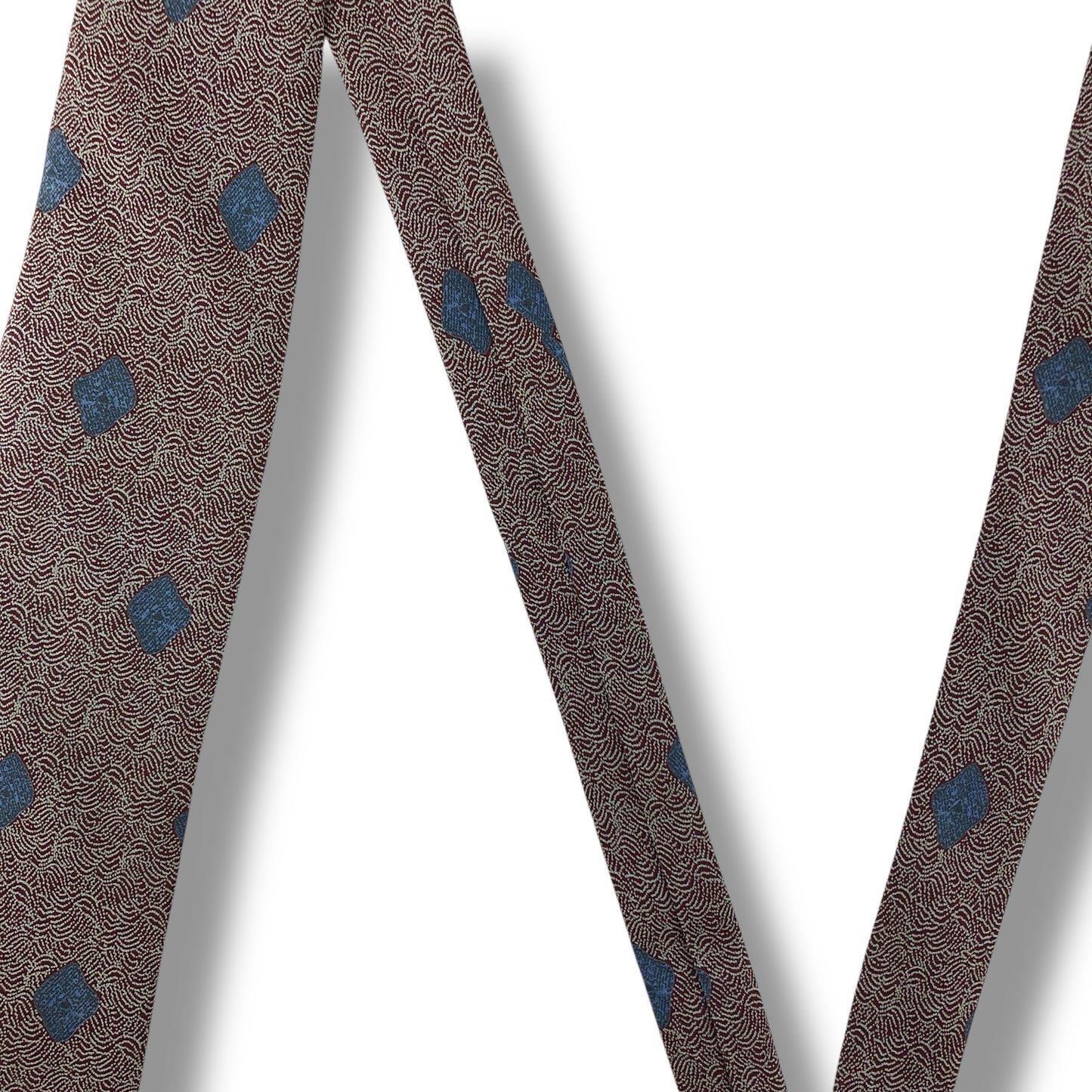 【7158】美品！ジョルジオアルマーニ　ネクタイ　ボルドー系