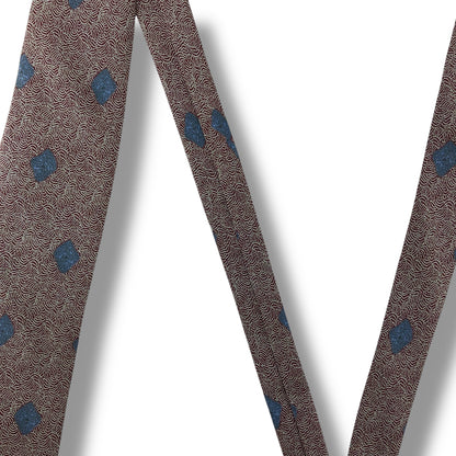 【7158】美品！ジョルジオアルマーニ　ネクタイ　ボルドー系