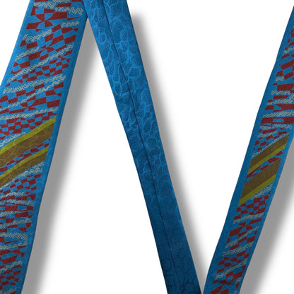 【7160】良品！ミラショーン　ネクタイ　水色系