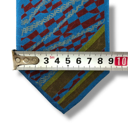 【7160】良品！ミラショーン　ネクタイ　水色系