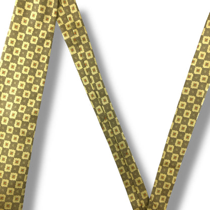 【7164】良品！ジバンシー　ネクタイ　ゴールド系　花柄