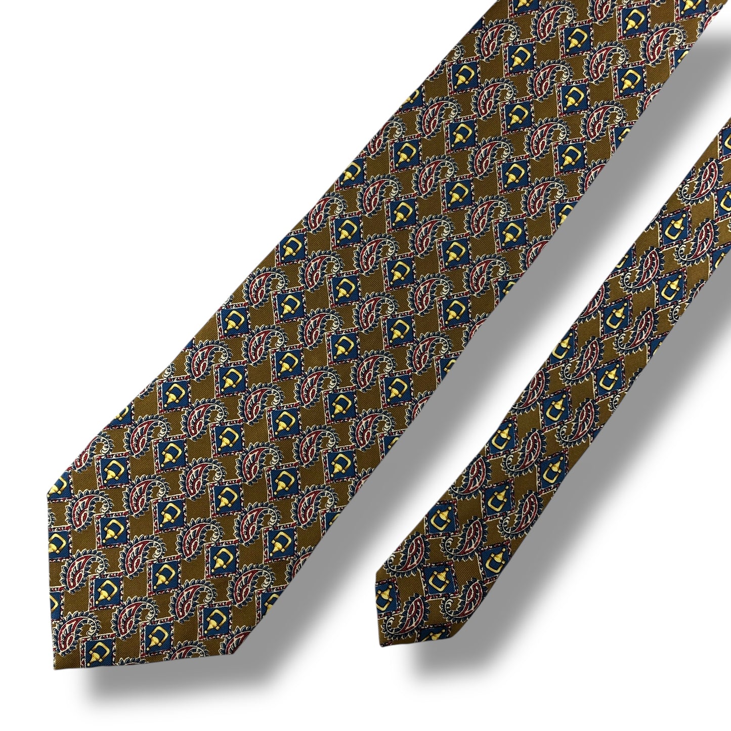 【7167】美品！ランセル　ネクタイ　ブラウン系