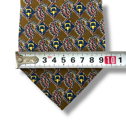 【7167】美品！ランセル　ネクタイ　ブラウン系