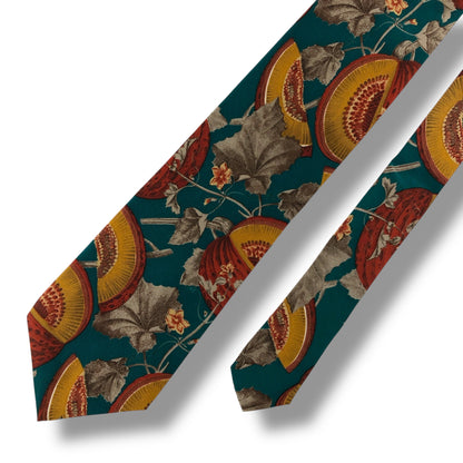 【7170】美品！イヴサンローラン　ネクタイ　グリーン系