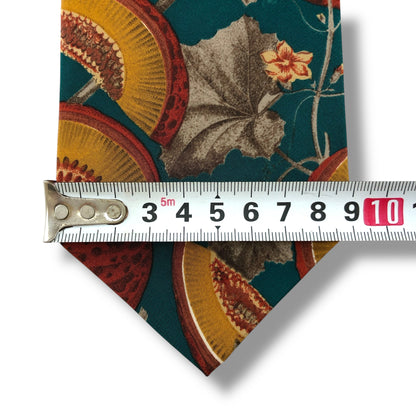 【7170】美品！イヴサンローラン　ネクタイ　グリーン系