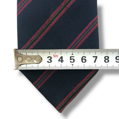 【7200】良品！クリスチャンディオール　ネクタイ　ネイビー系