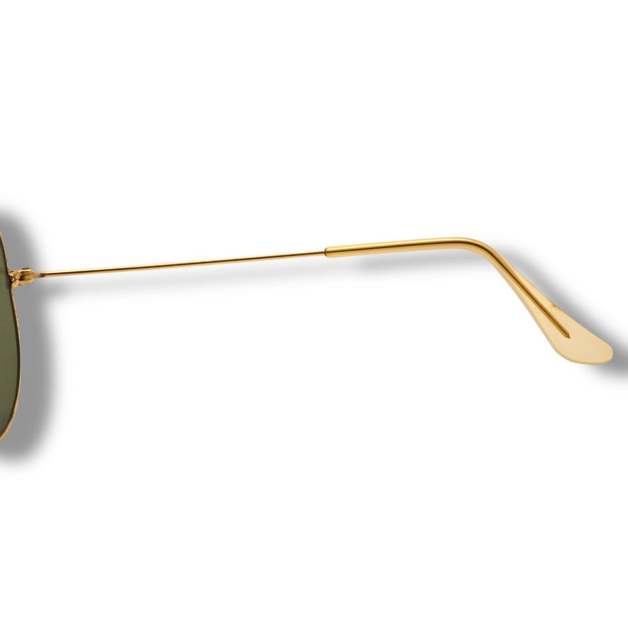 【202】可品！ヴィンテージ　レイバン　サングラス　ゴールド系