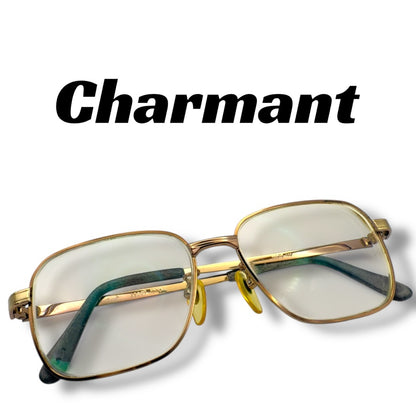 [64] Vintage! Charmant glasses, gold 