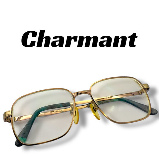 [64] Vintage! Charmant glasses, gold 