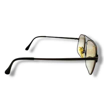 【216】可品！ヴィンテージ　ジバンシー　メガネ　ブラウン系