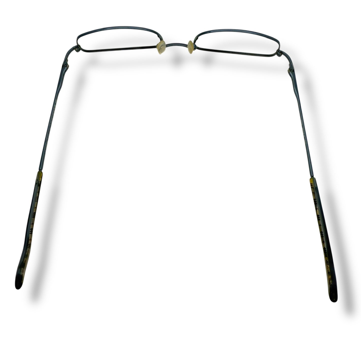 【164】美品ー良品！バーバリー　メガネ　水色系　フレームのみ