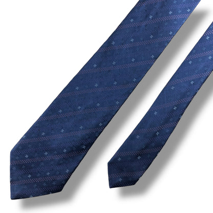 Maintenance [7418] Good condition! Celine tie, blue 