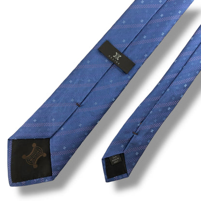 Maintenance [7418] Good condition! Celine tie, blue 