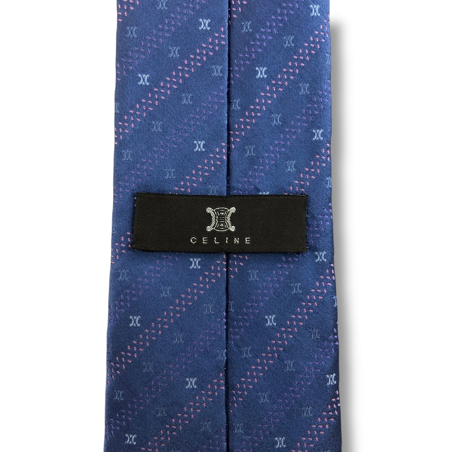Maintenance [7418] Good condition! Celine tie, blue 