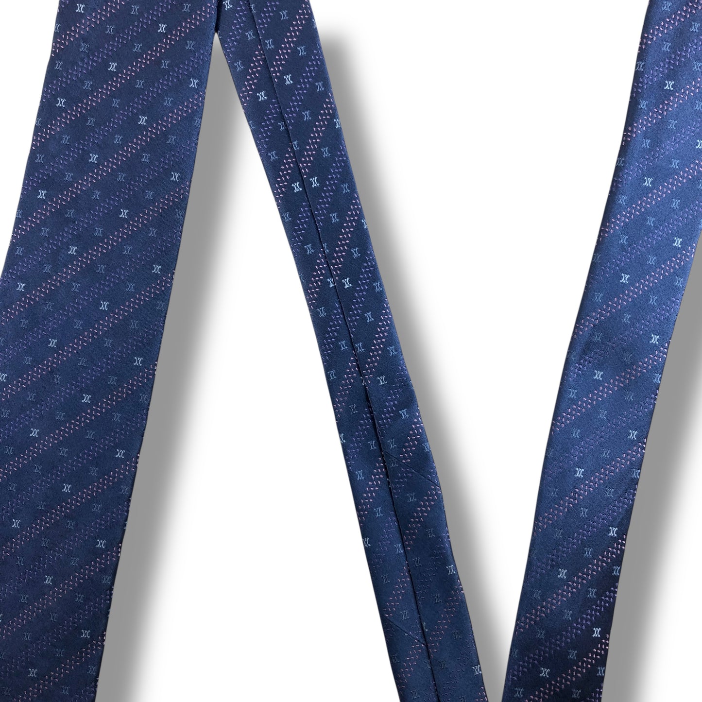 Maintenance [7418] Good condition! Celine tie, blue 