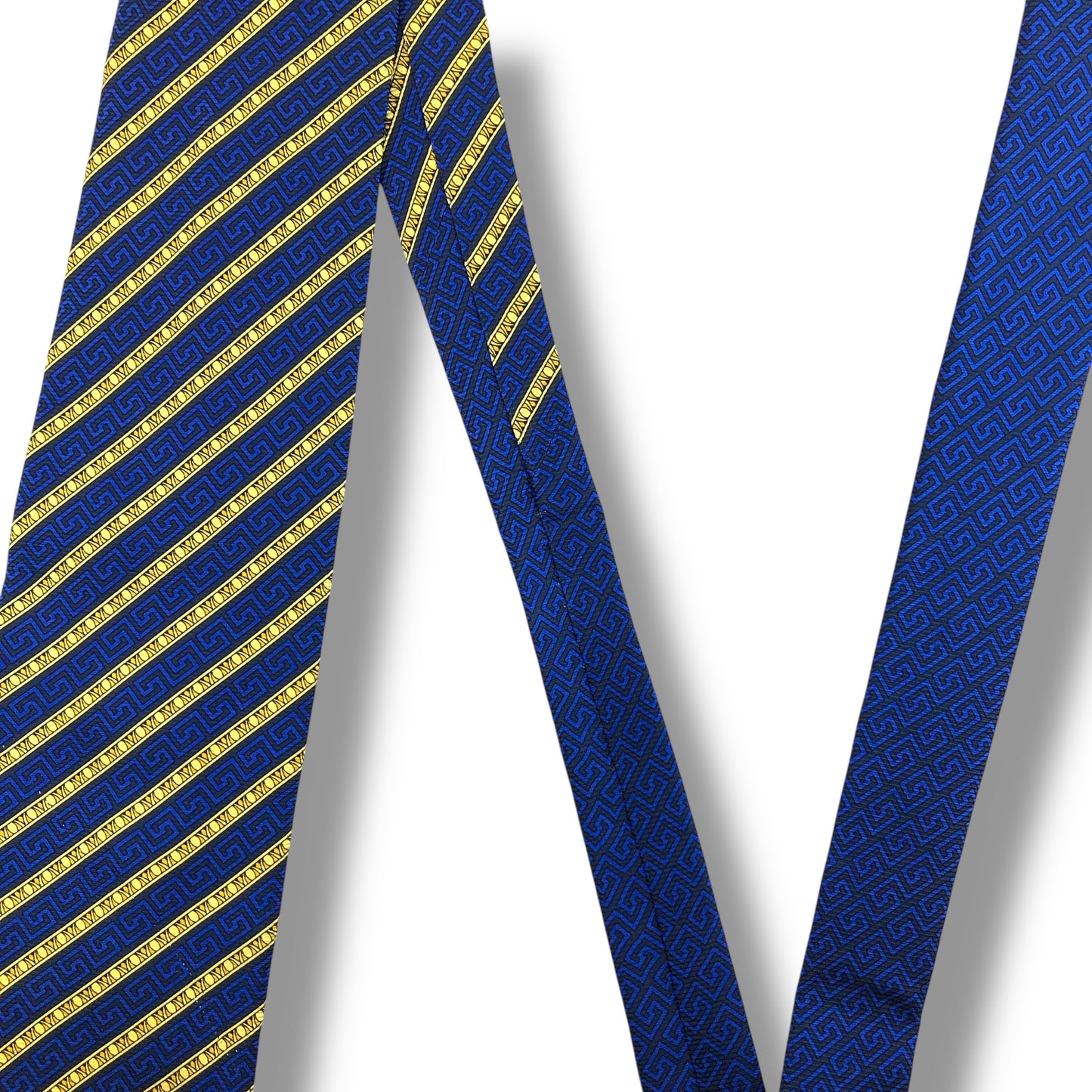 【7439】良品！ジャンニヴェルサーチ　ネクタイ　ブルー系