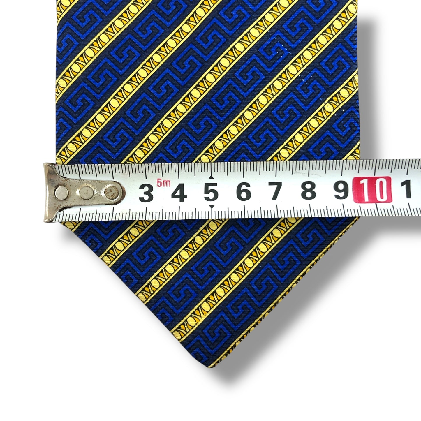 【7439】良品！ジャンニヴェルサーチ　ネクタイ　ブルー系