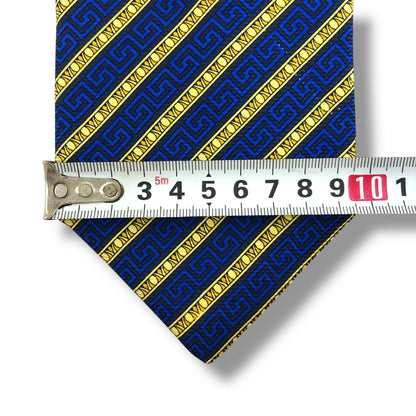 【7439】良品！ジャンニヴェルサーチ　ネクタイ　ブルー系