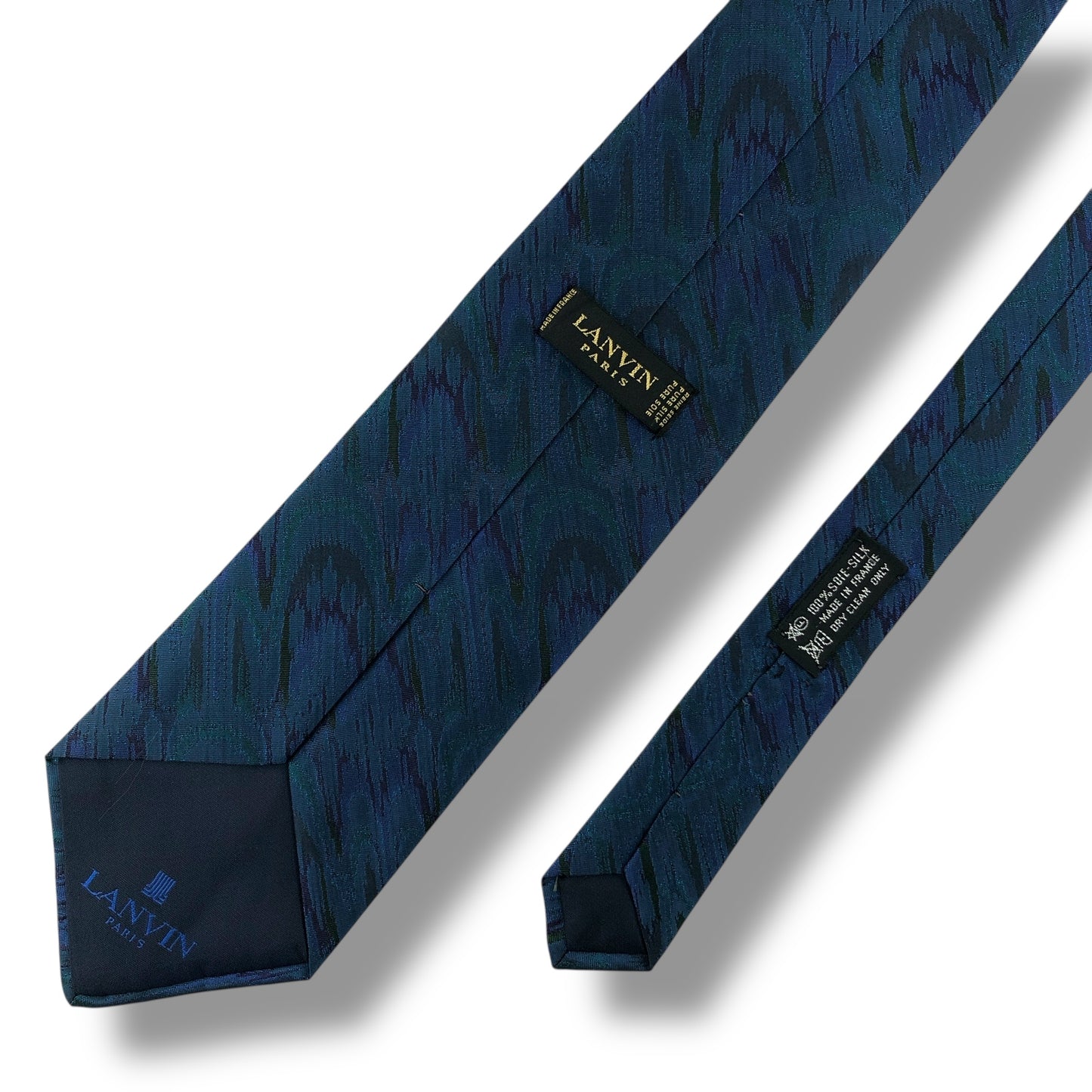 [7463] Beautiful item! Lanvin tie, blue 