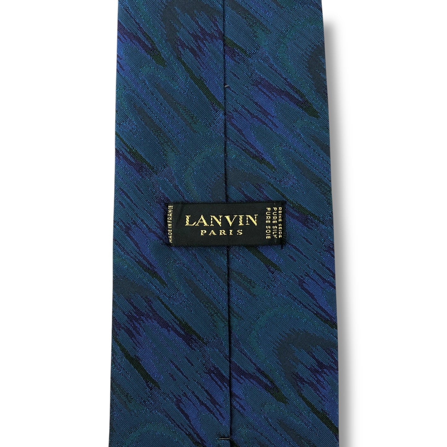 [7463] Beautiful item! Lanvin tie, blue 