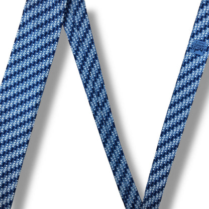 【7480】美品！エルメス　ネクタイ　ブルー系