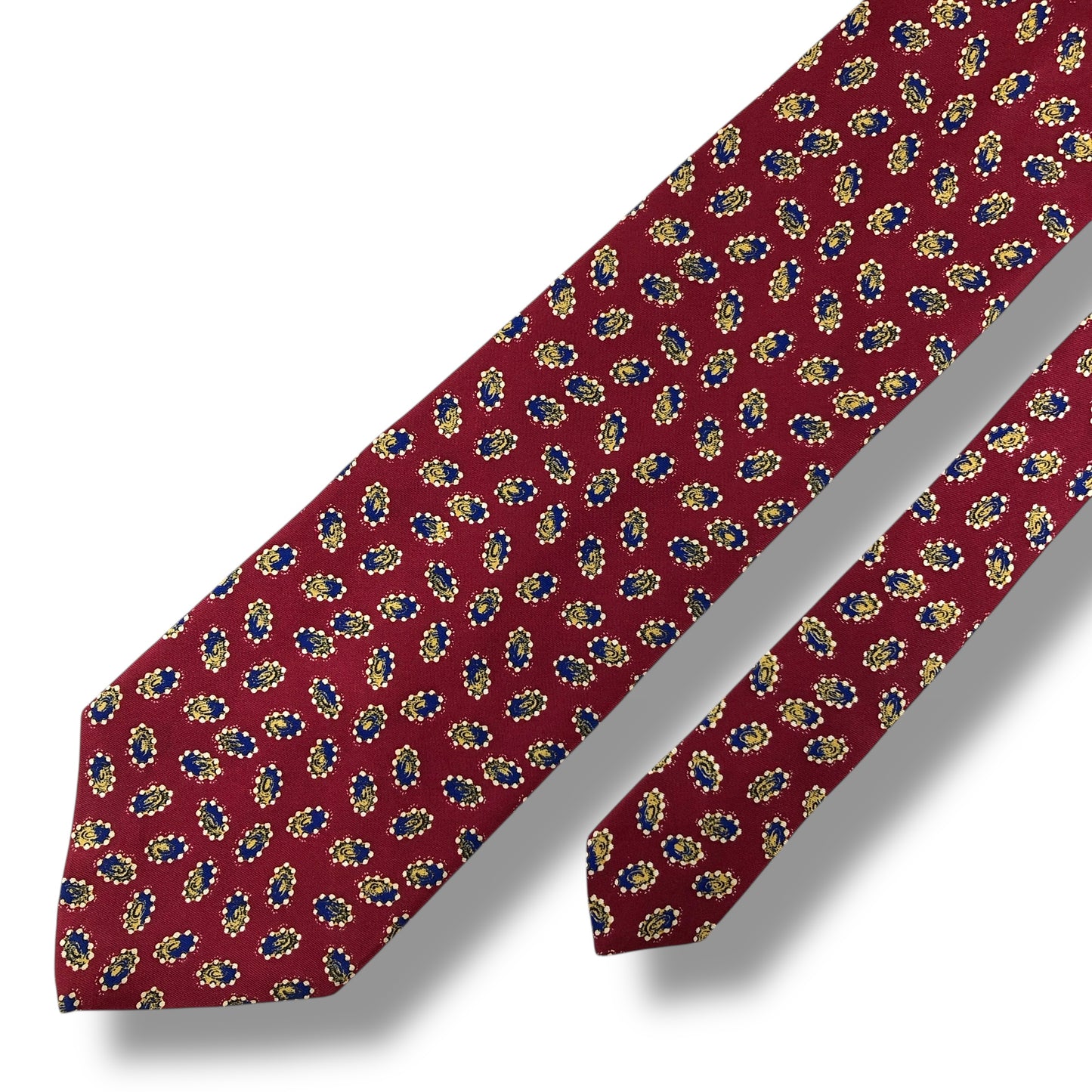 【7481】良品！クリスチャンディオール　ネクタイ　レッド系