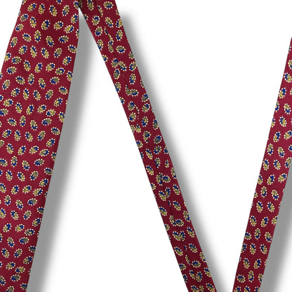 【7481】良品！クリスチャンディオール　ネクタイ　レッド系