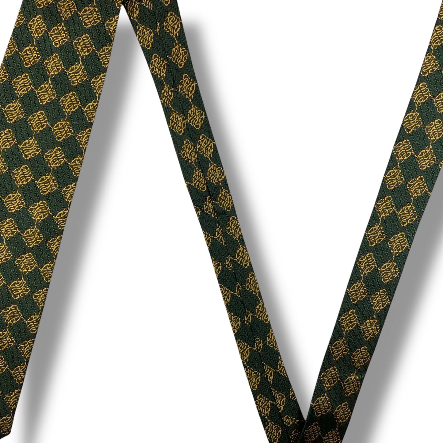 【7486】良品！ポールスチュアート　ネクタイ　グリーン系