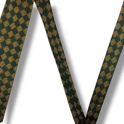 【7486】良品！ポールスチュアート　ネクタイ　グリーン系