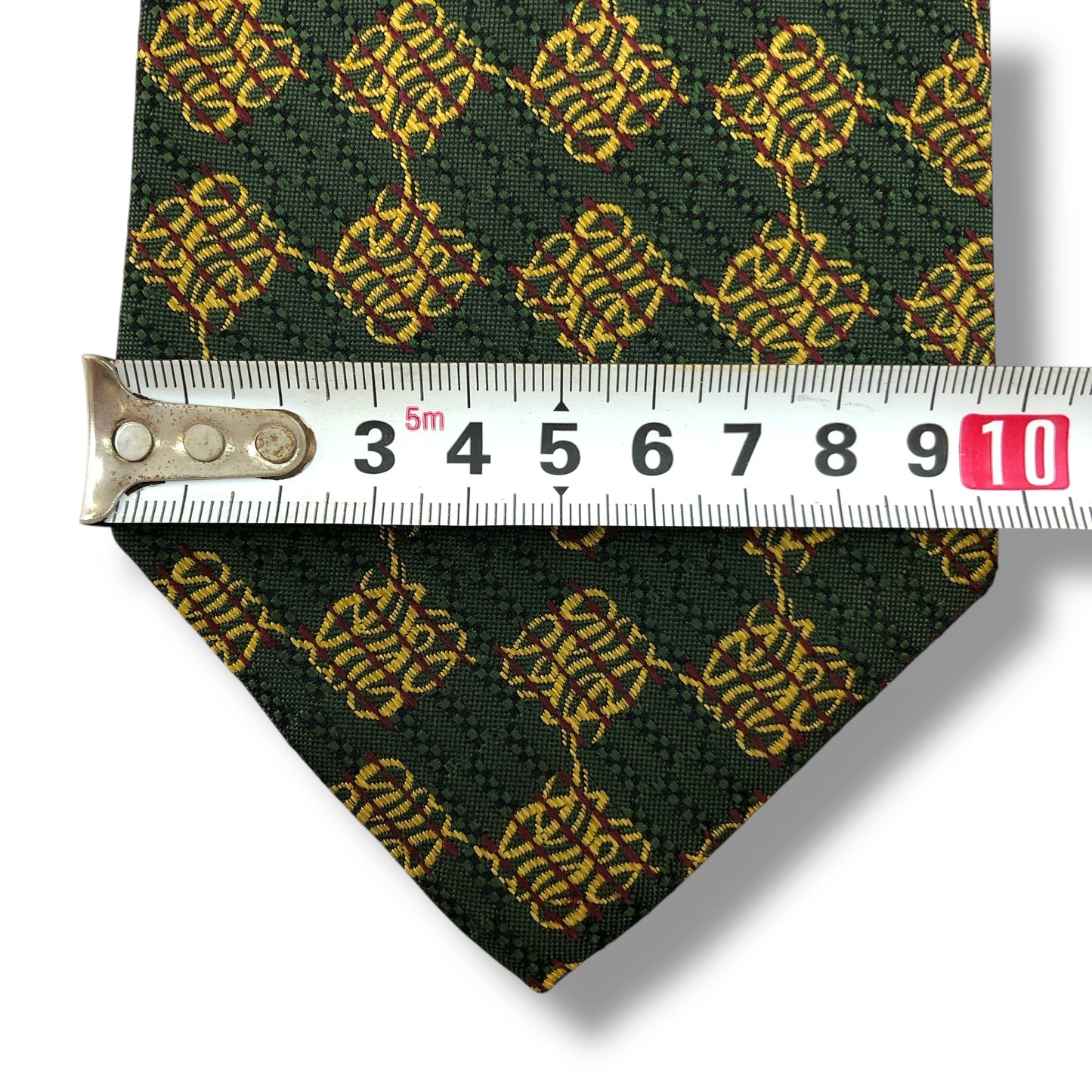 【7486】良品！ポールスチュアート　ネクタイ　グリーン系