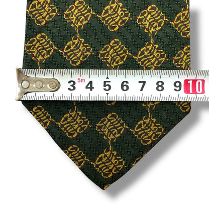 【7486】良品！ポールスチュアート　ネクタイ　グリーン系