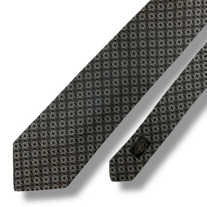 【7487】美品！グッチ　ネクタイ　ブラウン系　G柄