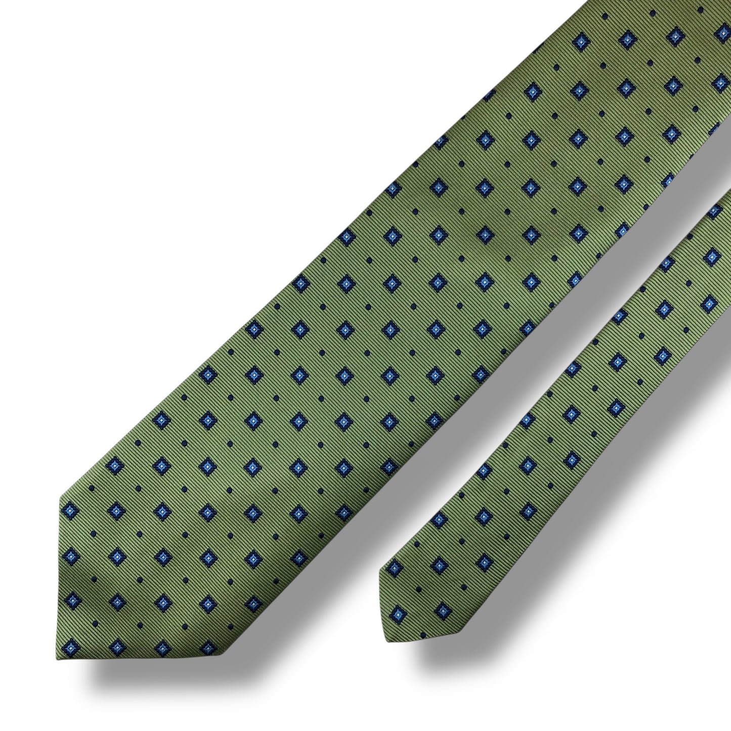 【7490】美品！ブルックスブラザーズ　ネクタイ　黄緑系　グリーン系