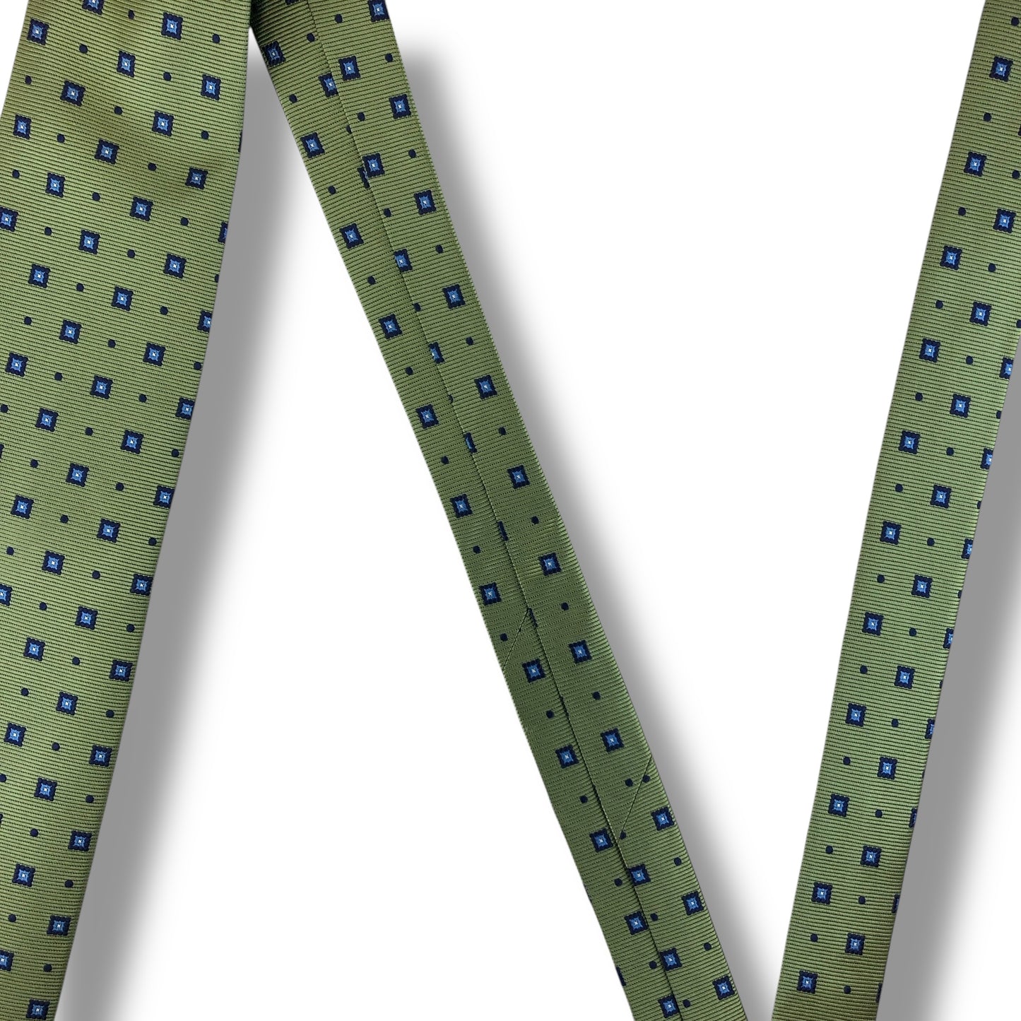 【7490】美品！ブルックスブラザーズ　ネクタイ　黄緑系　グリーン系