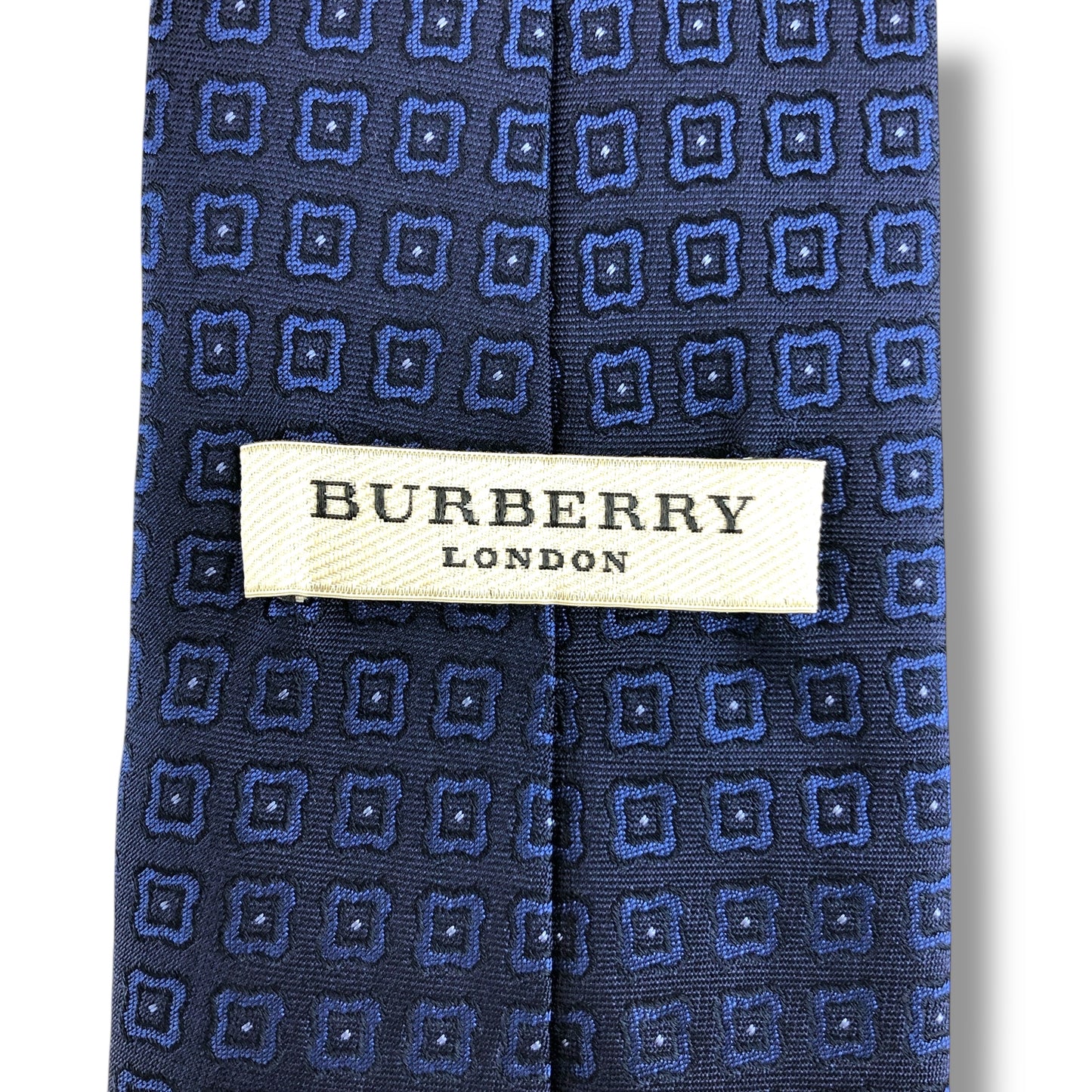 【7491】美品！バーバリー　ネクタイ　ネイビー系　ホースロゴ