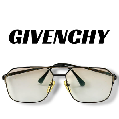 【216】可品！ヴィンテージ　ジバンシー　メガネ　ブラウン系