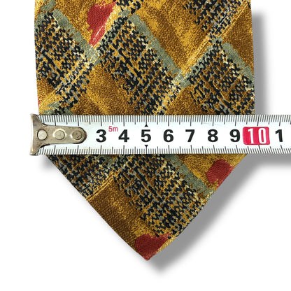 【7520】美品！エンリココベリ　ネクタイ　ブラウン系